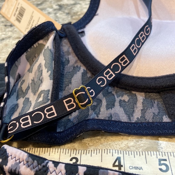 BCBGeneration | Animal Print 2 Piece Push Up Bra and Panty Set 34B S Small - Picture 9 of 13